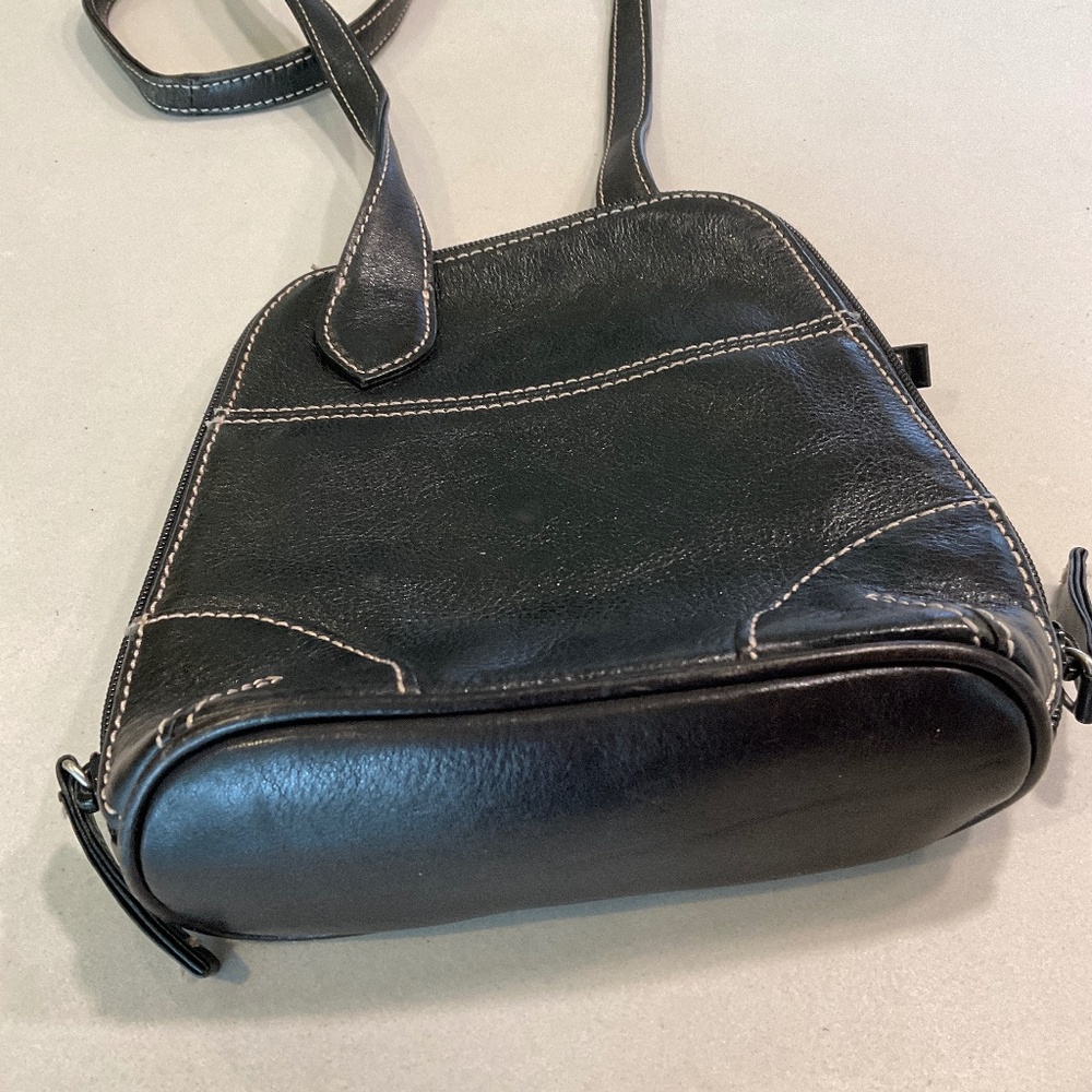 Small Leather Purse with shoulder strap